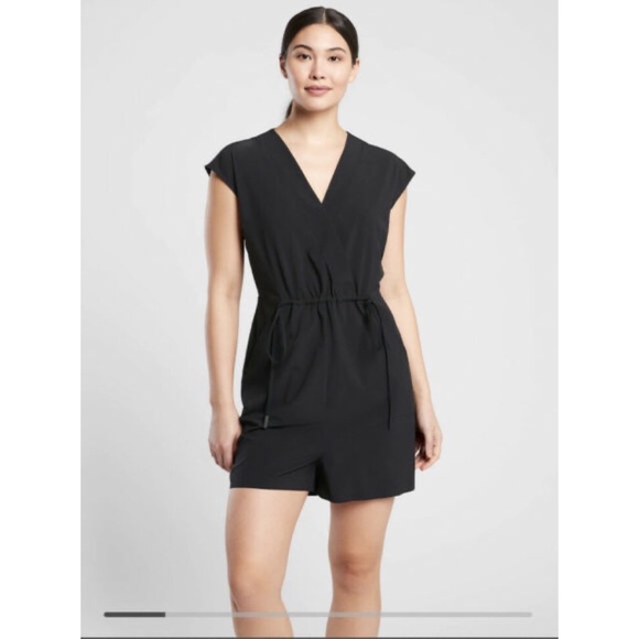 Athleta Pants - NWT ATHLETA Marlow Romper Black